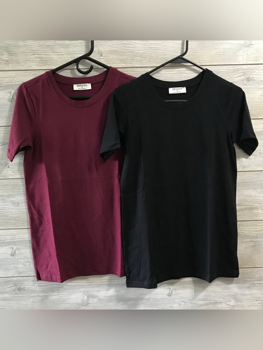 BN Set Of 2 ZENANA Short Sleeve Tees